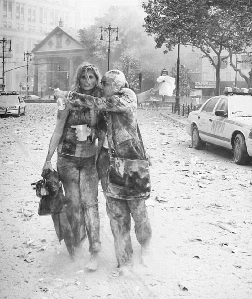 Survivors (Joanne Capestro with her co-worker) from the 87th ...